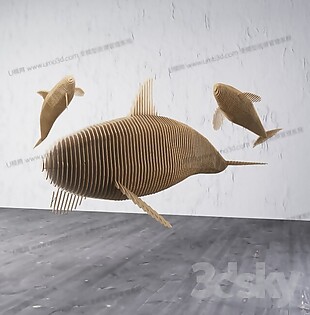 海洋鱼单体模型