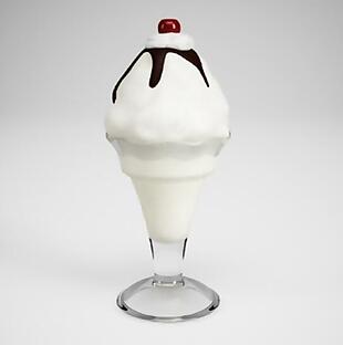 3D雪顶冰淇淋模型