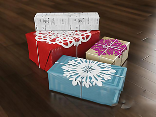包装礼物盒礼品模型下载