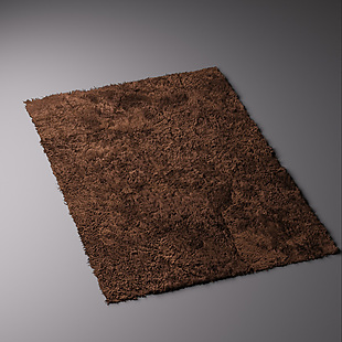 柔软舒适地毯3D模型