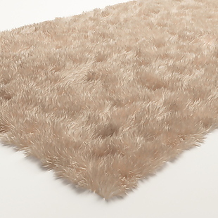 柔软舒适长毛地毯3D模型