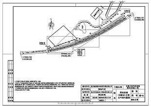 CAD植物园民俗村规划设计护坡平面图