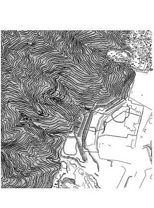 CAD深圳兰溪谷公园景观总平面图纸