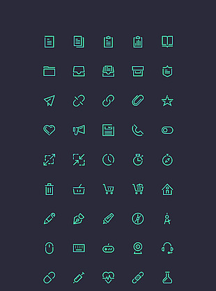 icons扁平化图