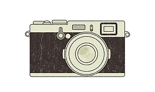 黑色老式照相机素材图片
