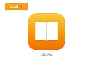 电子书应用图标sketch素材app