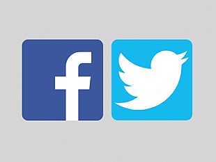 脸书和推特应用图标sketch素材
