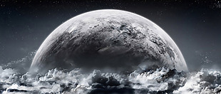 科幻地球banner背景