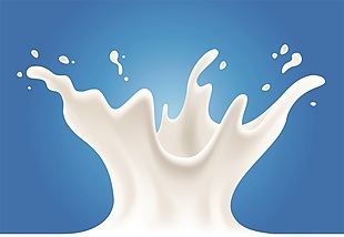 牛奶液体飞起矢量素材