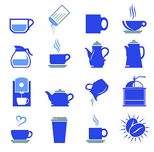 饮水工具图标彩色图标素材icon