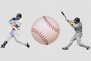 棒球装备球员免抠png透明图层素材