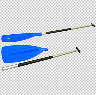 蓝色塑料船桨免抠png透明图层素材