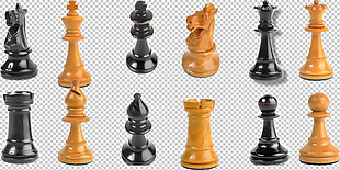 各种国际象棋免抠png透明图层素材