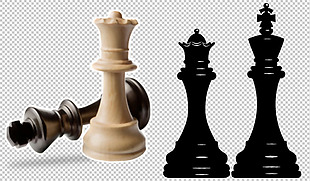 国际象棋子免抠png透明图层素材