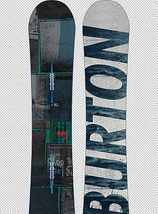 滑雪板道具免抠png透明图层素材