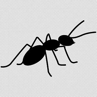 蚂蚁图片卡通免抠png透明图层素材