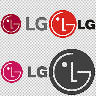 各种LG标志免抠png透明图层素材