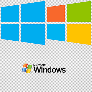 微软视窗操作系统免抠png透明图层素材