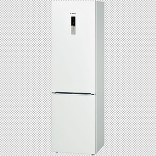 白色冰箱免抠png透明图层素材