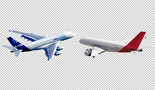 喷气式客机免抠png透明图层素材