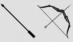 弓箭武器免抠png透明图层素材