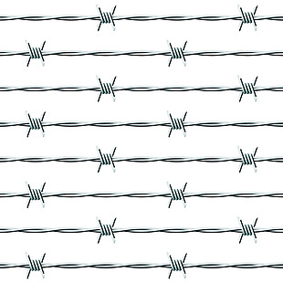 新的铁丝网栅栏矢量素材