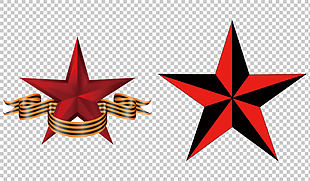 红星logo免抠png透明图层素材