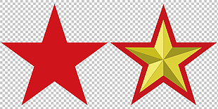革命红星logo免抠png透明图层素材