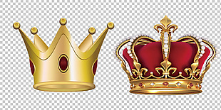 皇冠标志免抠png透明图层素材