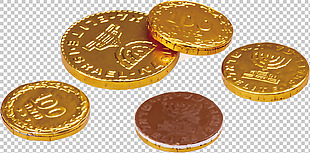 黄金金币图片免抠png透明图层素材