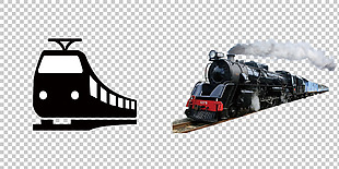 蒸汽火车车厢图免抠png透明图层素材