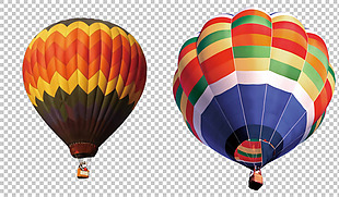 装饰热气球免抠png透明图层素材