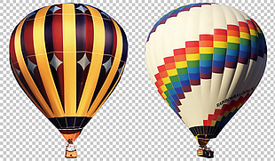 漂亮的热气球免抠png透明图层素材
