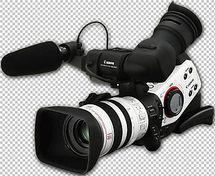专业摄像机免抠png透明图层素材