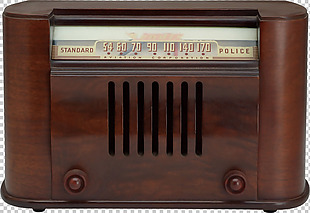 老式收音机免抠png透明图层素材