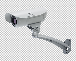 监控网络摄像头免抠png透明图层素材