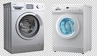 漂亮时尚洗衣机免抠png透明图层素材