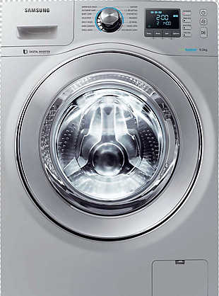 灰色洗衣机图免抠png透明图层素材