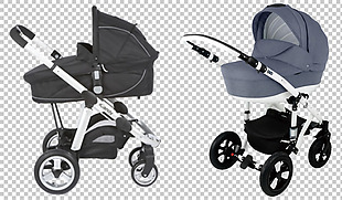 概念婴儿车免抠png透明图层素材
