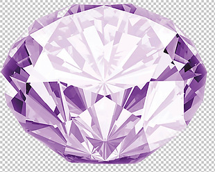紫色钻石免抠png透明图层素材