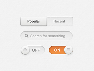 网页按钮搜索框开关按钮设计