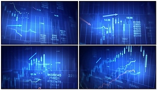 股票数据视频素材