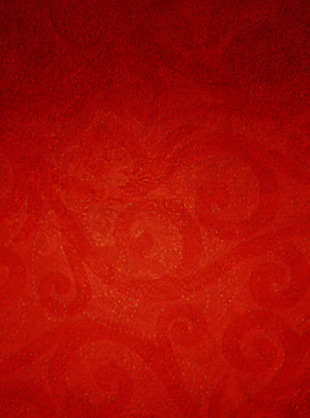 简约红色花纹H5背景素材