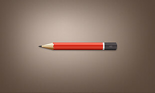 铅笔模板icon图标设计