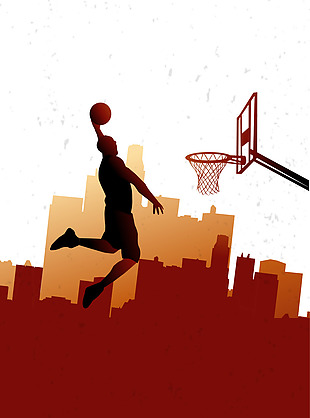 篮球运动海报背景素材