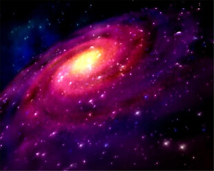 动态唯美宇宙星河光斑粒子素材