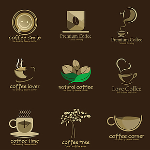 咖啡饮料logo设计标志