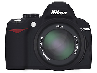 尼康d3000相机图标设计素材
