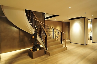 简约现代风格大厅楼梯口效果图设计