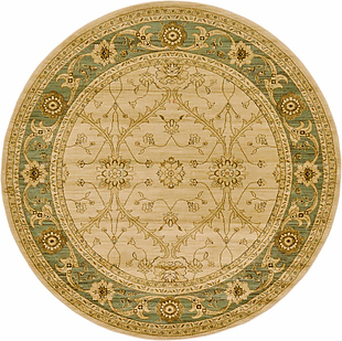 圆形欧式花纹地毯纹理